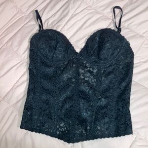 Black corset top